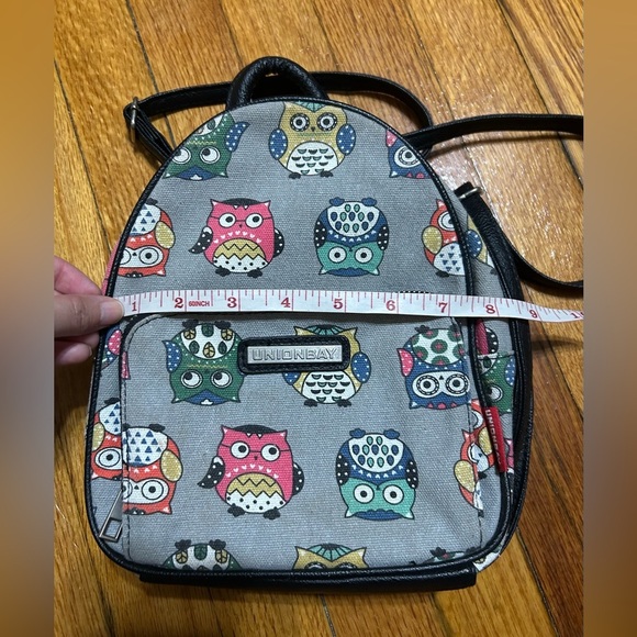 Vintage Union Bay Backpack Womens Purse Owls  Y2K Boho School - Picture 5 of 9